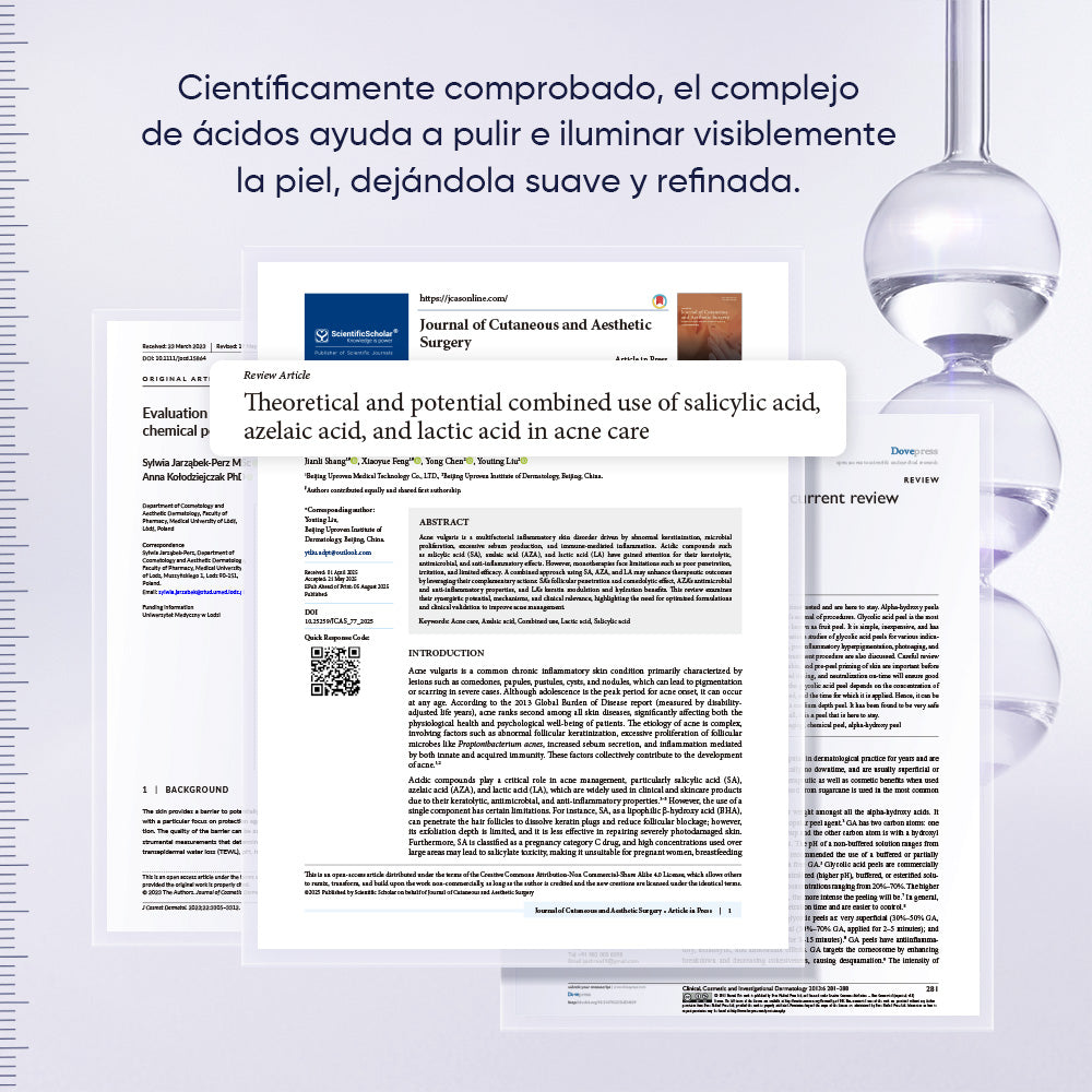 Toallitas exfoliantes AHA, BHA y PHA